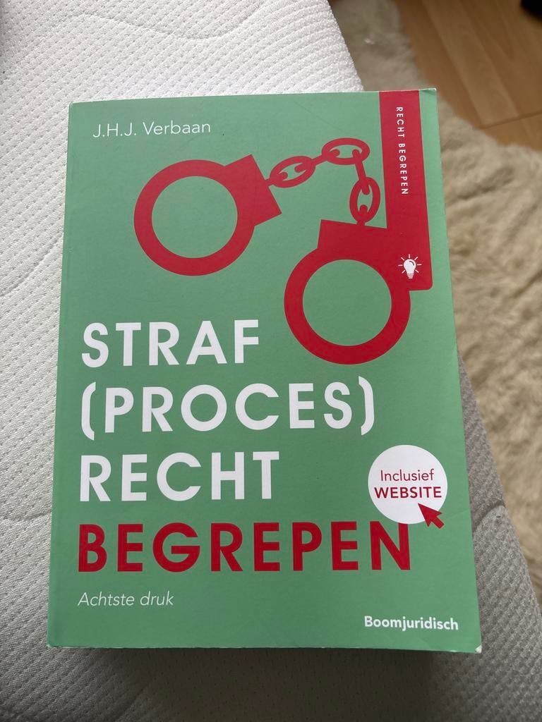 Strafprocesrecht Begrepen - J.H.J. Verbaan, Boeken, Verzenden, Gamma, Zo goed als nieuw, Overige niveaus