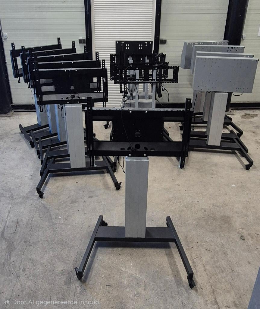 Verrijdbaar onderstel (touch)monitor - elektrisch hoogtverst, Ophalen, Divers, Mobiel, Divers