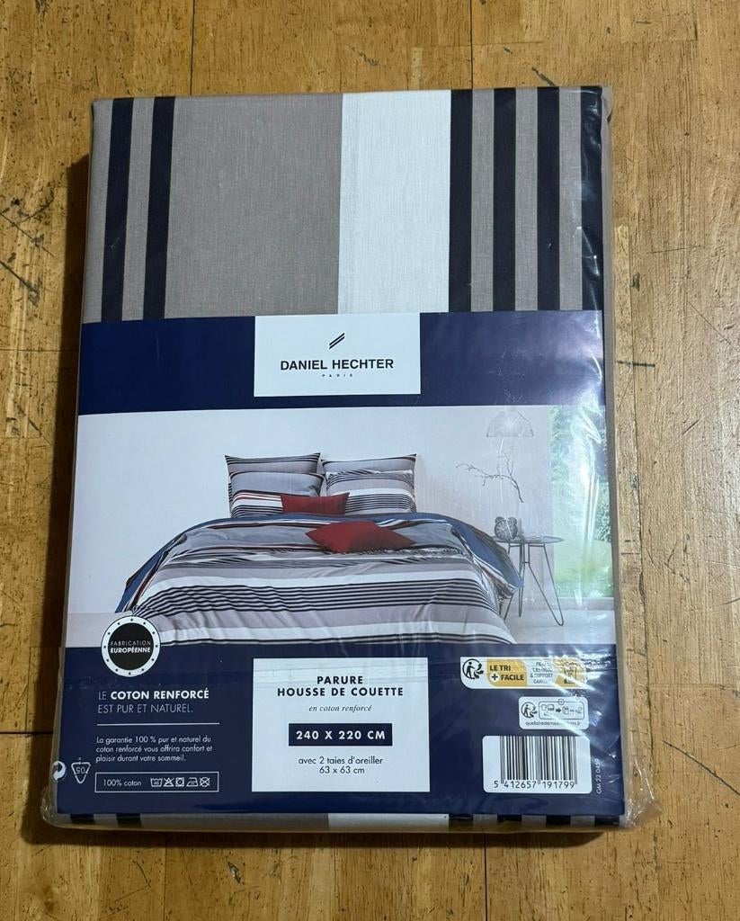 daniel hechter dekbedovertrek 240 cm100 % katoen, Ophalen of Verzenden, Nieuw, Tweepersoons, Dekbedovertrek