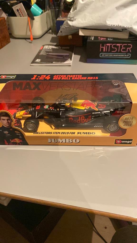 Max verstappen jumbo 2019, Ophalen of Verzenden, Zo goed als nieuw, Bburago