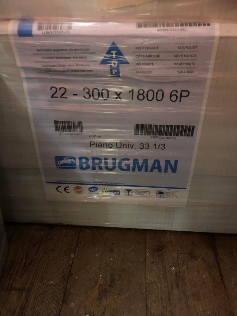 Brugman Radiator 22-300x1800 6P, Ophalen, 30 tot 80 cm, Hoog rendement (Hr), Radiator