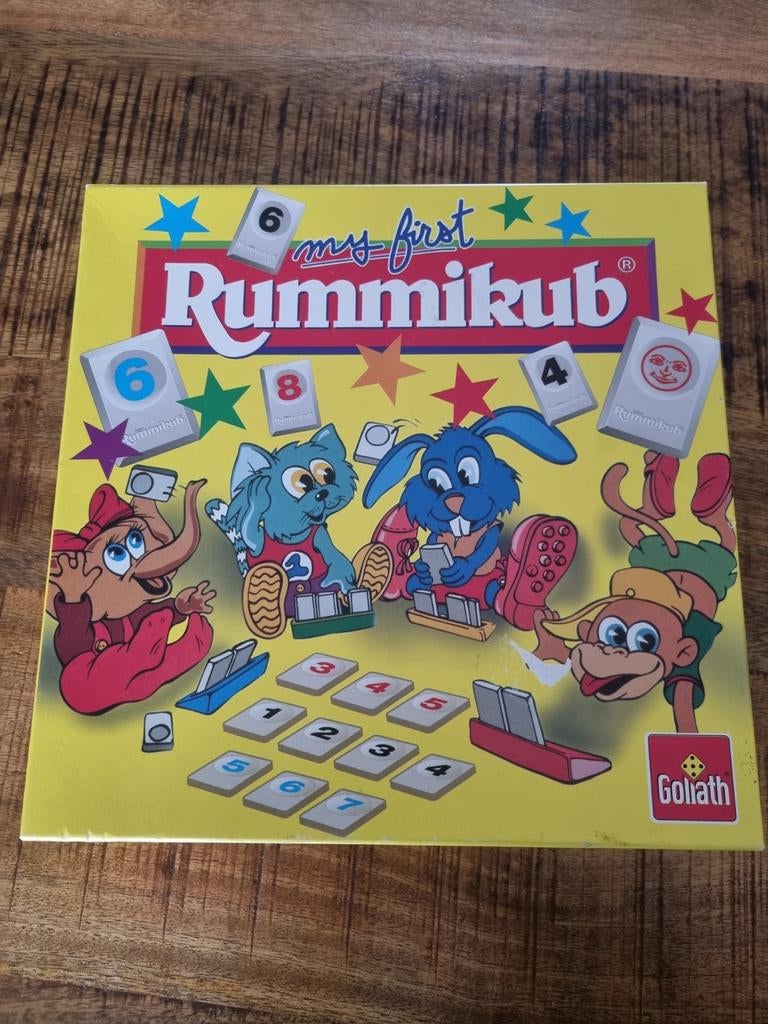 Mijn eerste Rummikub - Kinderspel, Goliath, Ophalen of Verzenden, Zo goed als nieuw, Drie of vier spelers
