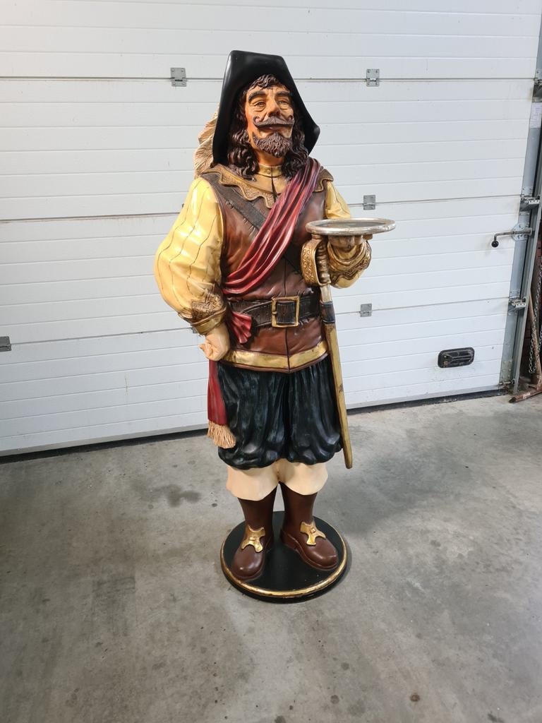 Piraten beelden,piraat,lifesize beelden,levensgrote beelden,, Verzamelen, Beelden en Beeldjes, Nieuw, Dier, Ophalen