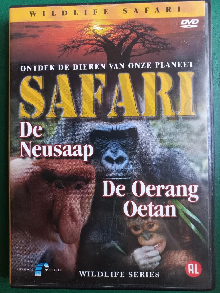 Wildlife Safari - De neusaap + De orang oetan, Alle leeftijden, Ophalen of Verzenden, Zo goed als nieuw, Natuur