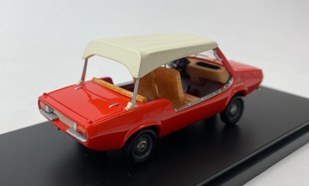 JSN VDM 1:43 DAF Michelotti Shellette rood strandwagen, Overige merken, -, Ophalen of Verzenden, -