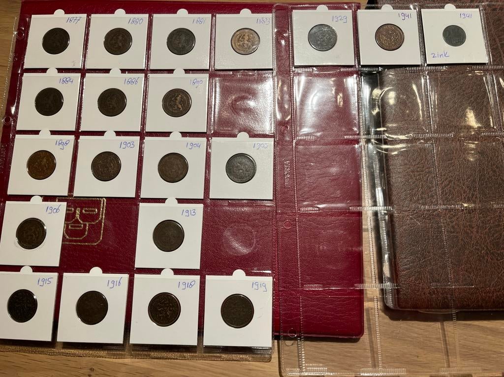 Verzameling 2,5 cent 1877 t/m 1941, Postzegels en Munten, Munten | Nederland, Ophalen of Verzenden, Koning Willem III, Overige waardes