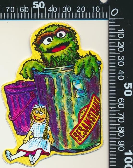 Sticker: Sesamstraat (3), Ophalen of Verzenden, Zo goed als nieuw, Film, Tv of Omroep