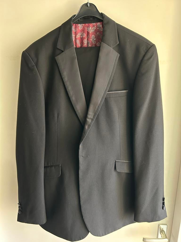 House of Cavani Smoking - Stijlvol en Elegant, Ophalen of Verzenden, Zo goed als nieuw, Maat 52/54 (L), Zwart