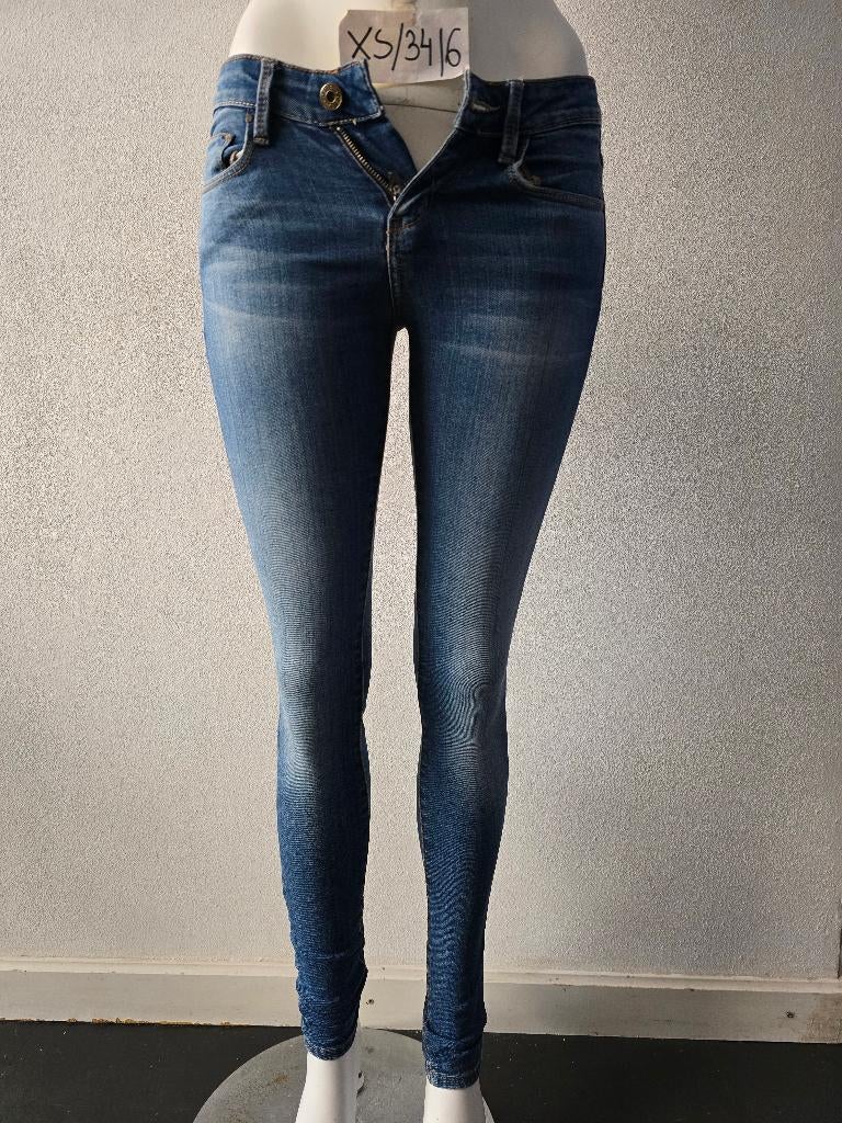Costes skinny jeans maat XS/34, Blauw, Ophalen of Verzenden, Zo goed als nieuw, W27 (confectie 34) of kleiner