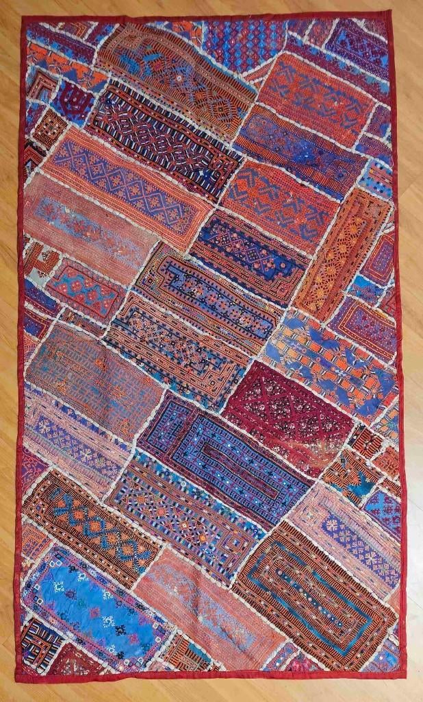 Patchwork kleed 175/98cm, Huis en Inrichting, Stoffering | Tapijten en Kleden, Gebruikt, 50 tot 100 cm, 150 tot 200 cm, Rechthoekig