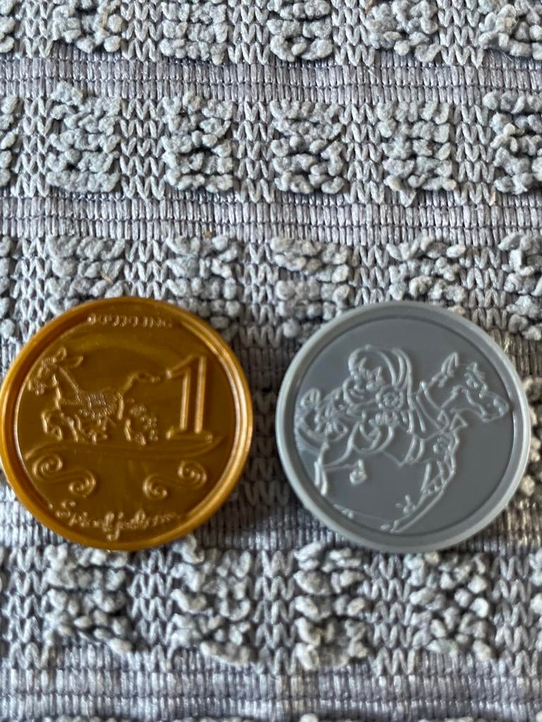 Efteling Gouden en Zilveren Dukaten, Ophalen of Verzenden, Zo goed als nieuw