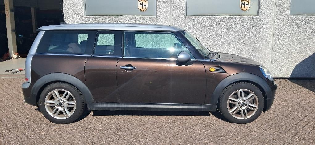 Mini Clubman 1.6 Cooper 2008 Bruin, orig NL-er, Voorwielaandrijving, Stof, 4 cilinders, Bruin