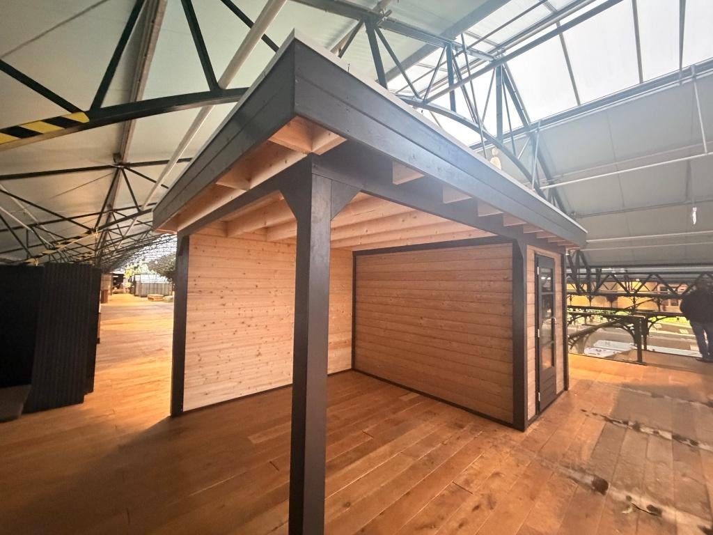 Fonteyn Exclusief Tuinhuis 500 x 300 cm, Tuin en Terras, Tuinhuizen, Ophalen, Tuinhuis, 250 tot 500 cm, Zo goed als nieuw