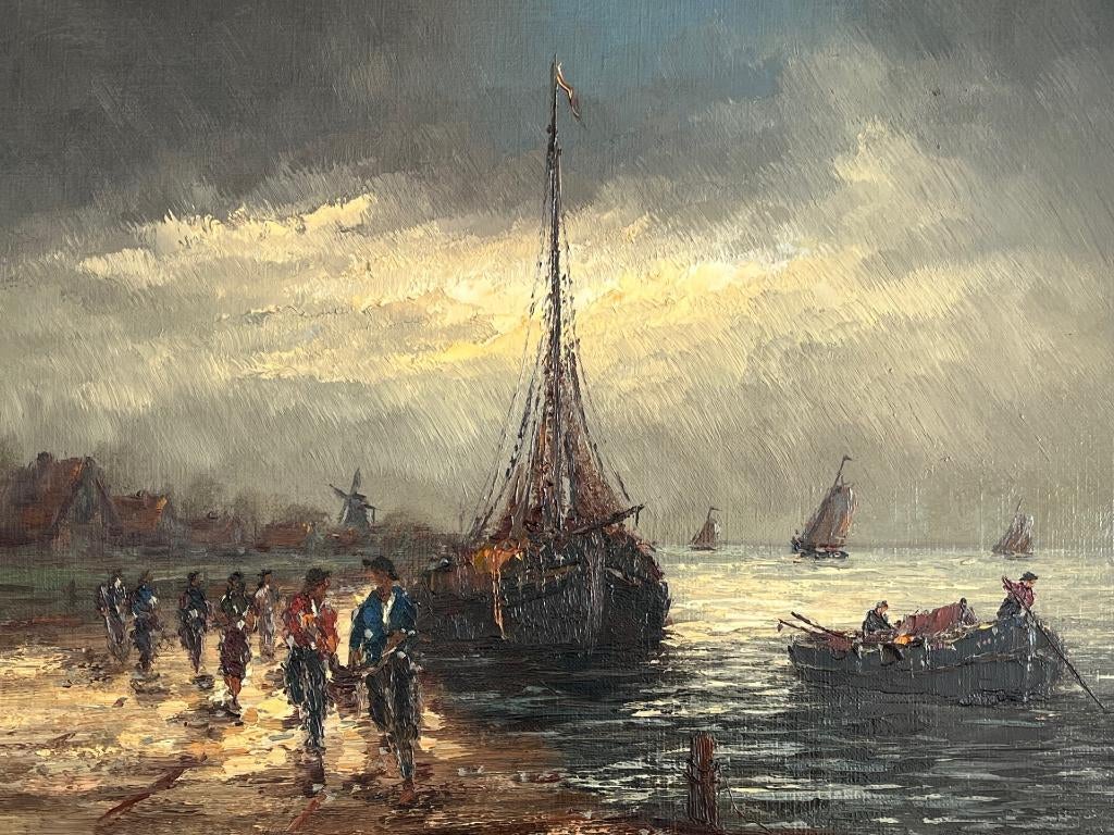 Peter Brouwer, bomschuit voor de kust, Ophalen