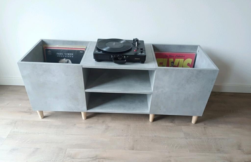 Lp kastje, Huis en Inrichting, Kasten | Televisiemeubels, Ophalen, Gebruikt, 100 tot 150 cm, Vintage