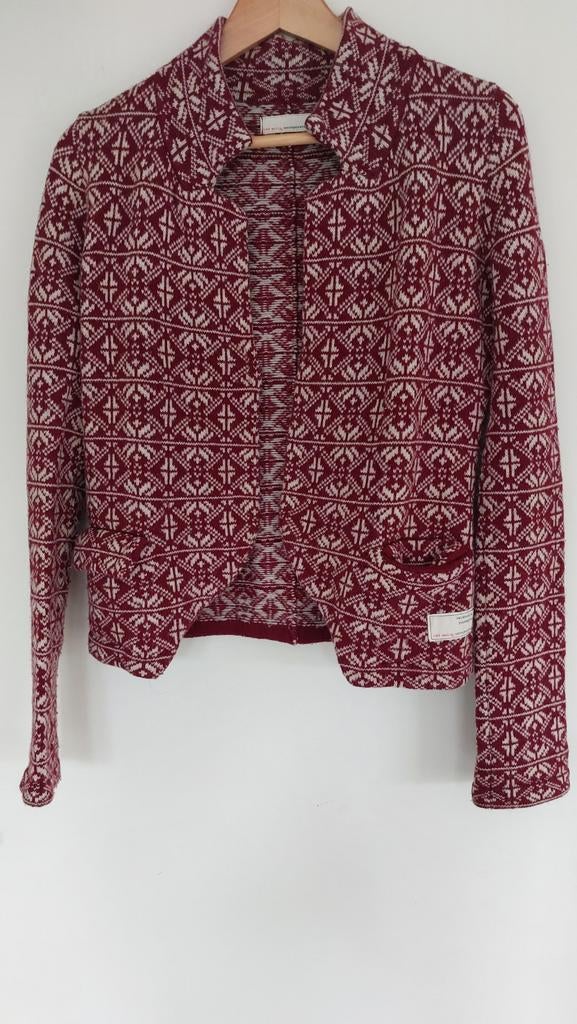 Ad Molly rood wollen vestje maat S, Kleding | Dames, Truien en Vesten, Ophalen of Verzenden, Zo goed als nieuw, Rood