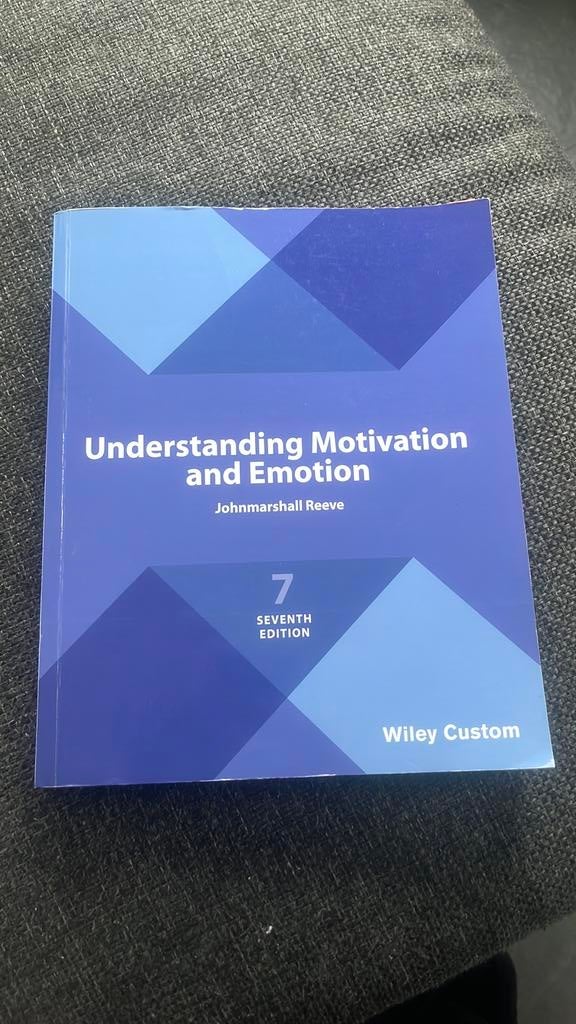Understanding motivation and emotion, Ophalen of Verzenden, Zo goed als nieuw