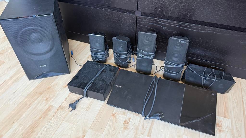 Sony BDV-N5200W Blu-ray 5.1 audioset, Ophalen, Gebruikt, Blu-ray-speler, 70 watt of meer