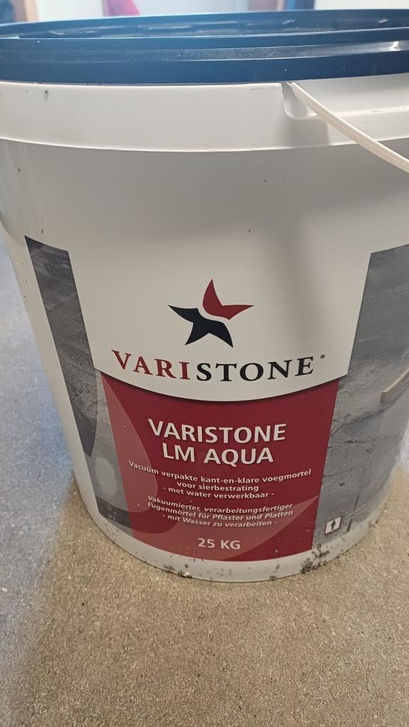 11 kg varistone LM Aqua steengrijs, Ophalen, Nieuw, Overige materialen, Overige typen