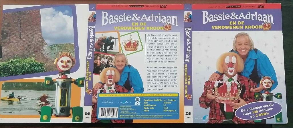 Bassie en Adriaan VHS + DVD 's - hoeft niet in 1 koop, Alle leeftijden, Ophalen of Verzenden, Zo goed als nieuw