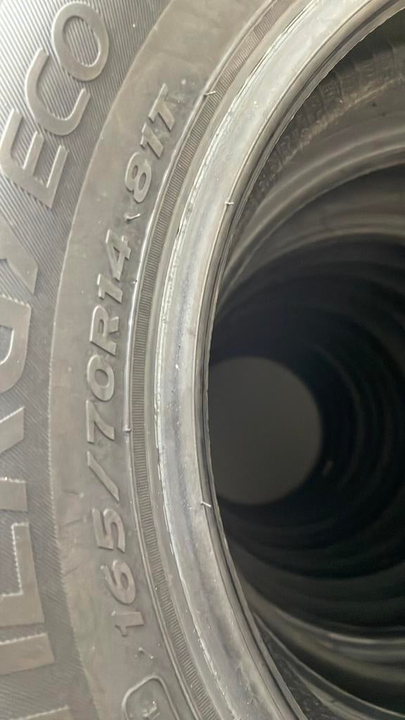 “165 70 14 Hankook. Demo. Puntjes zitten er nog op”, Auto-onderdelen, Banden en Velgen, Ophalen, 14 inch, Gebruikt, Band(en)