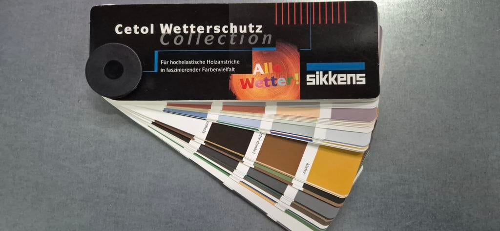 Sikkens Cetol Kleurenwaaier - Wetterschutz Collection, Ophalen of Verzenden
