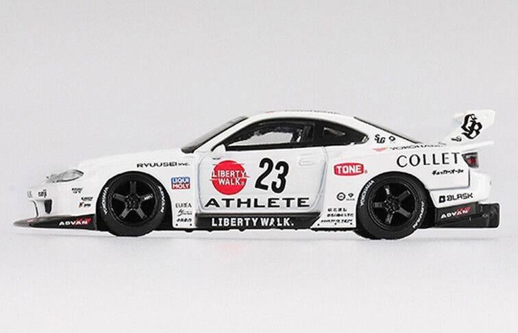 Nissan Silvia S15 LB-Super Sil. #23 Athlete '24, blister, Nieuw, Ophalen of Verzenden, MiniGT, Hongkong