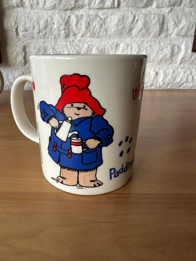 4 Bekers van beertje Paddington, Nieuw, Ophalen of Verzenden, Overige stijlen, Kop(pen) en/of Schotel(s)