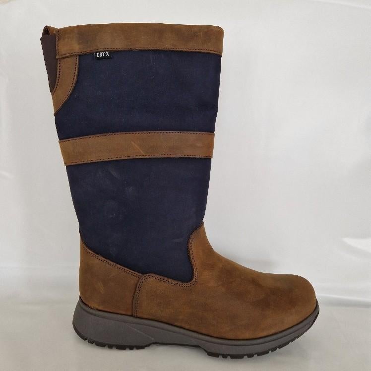 XSENSIBLE STRETCHWALKER LAARS, mt 42 wijdte H, brown navy, Bruin, Jetsshoeshop@hotmail.com, Lage of Enkellaarzen, Nieuw
