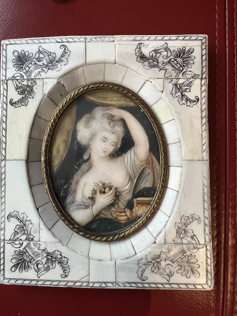 miniatuur portret, Ophalen of Verzenden