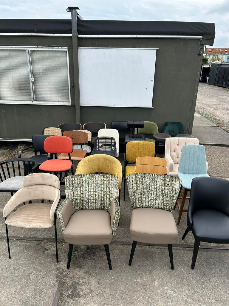 Diverse prototype stoelen te koop! Partij of per stuk., Huis en Inrichting, Stoelen, Ophalen, Zo goed als nieuw, Vijf, Zes of meer stoelen