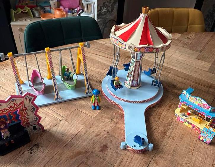 Playmobiel kermis, Ophalen, Gebruikt