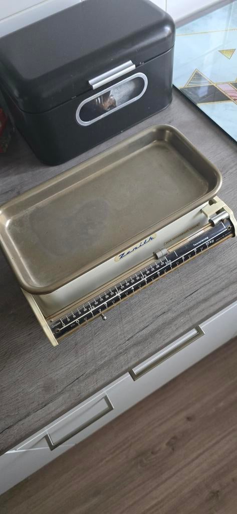 Vintage Zenith keukenweegschaal, in prima staat., Ophalen of Verzenden