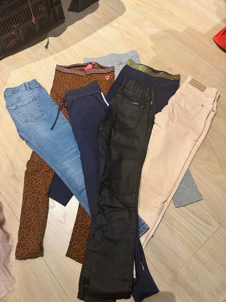 Meisjes kleding pakket maat 128-140 diverse merken, Ophalen, Gebruikt, One size