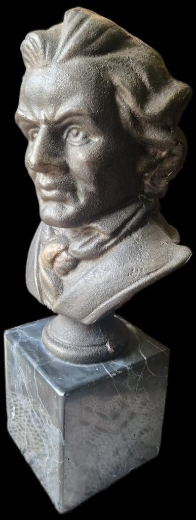 Zwaar metalen buste Beethoven, Ophalen of Verzenden