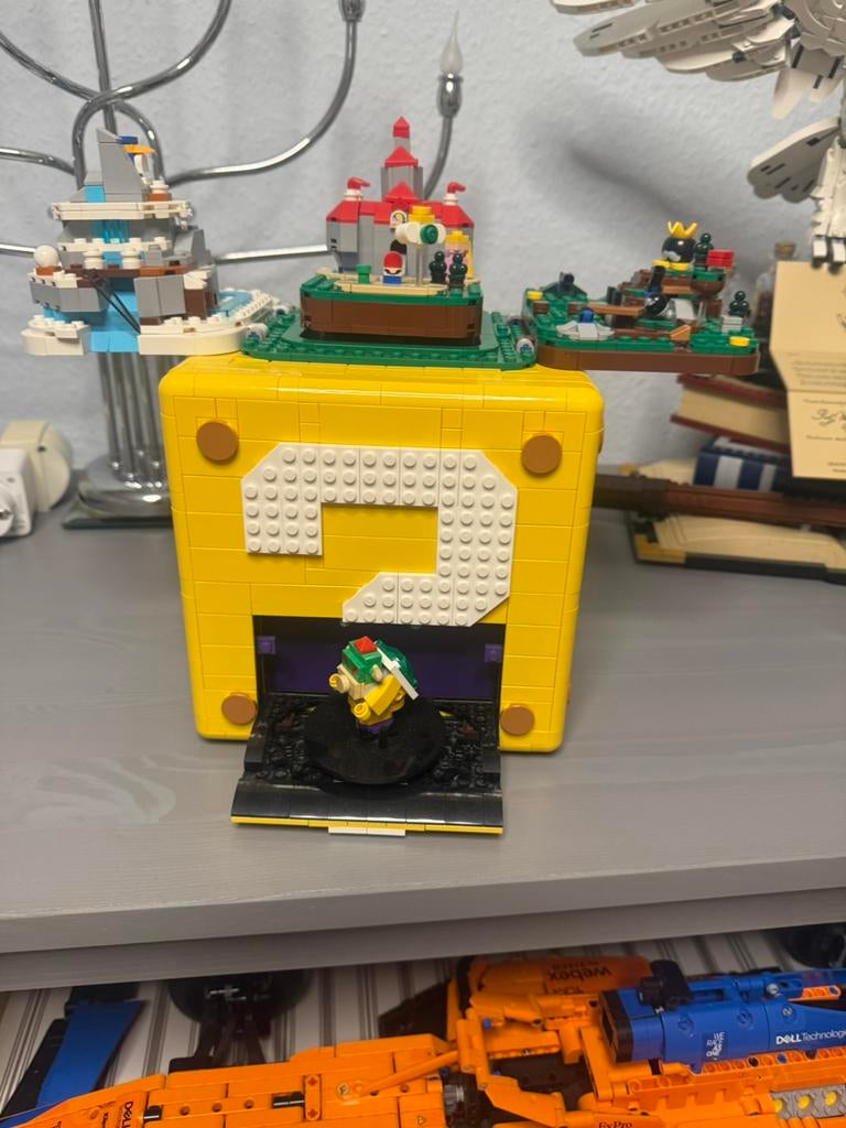 Lego super mario 64 vraagtekenblok 71395, Ophalen, Zo goed als nieuw, Complete set, Lego