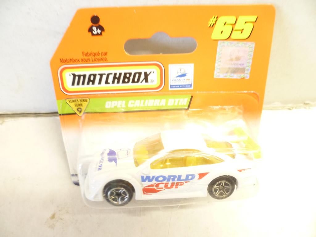 Matchbox nr 65 1997 Opel Calibra DTM World Cup France 1998, Ophalen of Verzenden, Nieuw, Auto