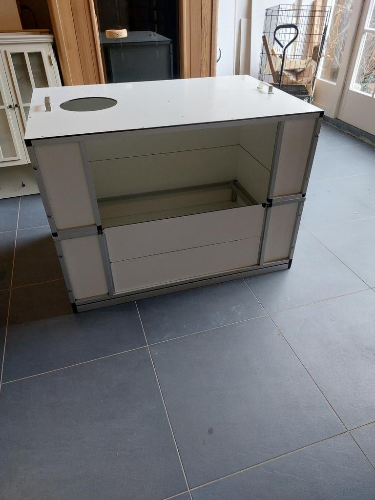 Werpkist voor middelgrote hond, Ophalen, 110 cm of meer, 65 tot 100 cm