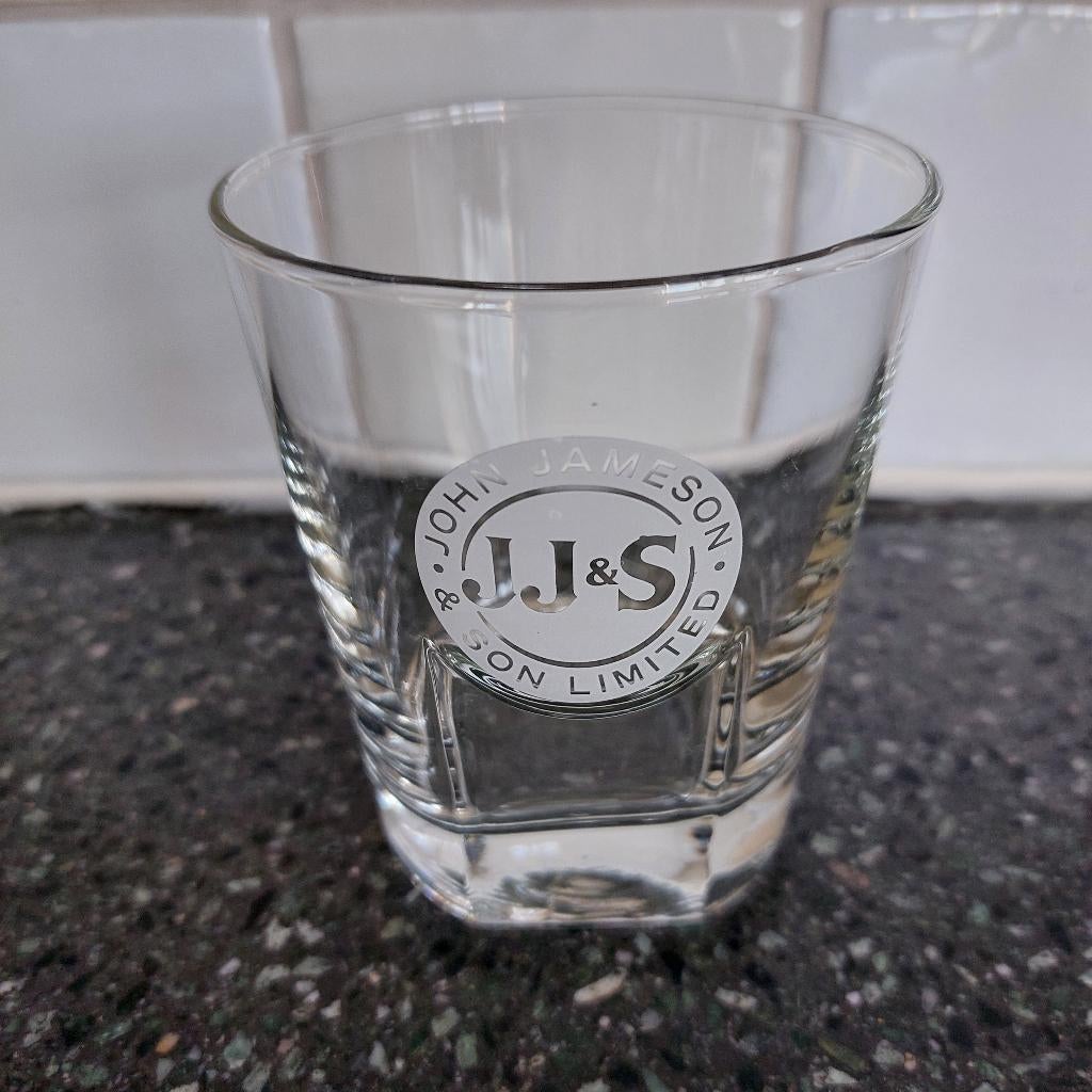 John Jameson & Son Limited whisky glas, Ophalen of Verzenden, Zo goed als nieuw, Overige typen