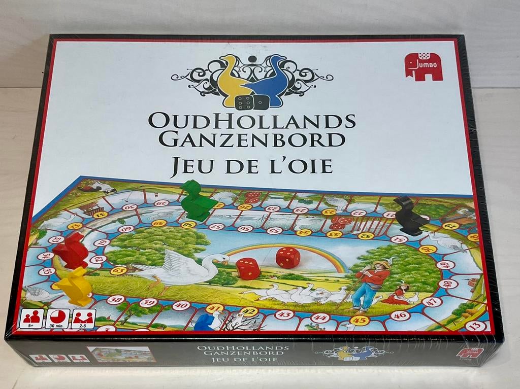 Oud Hollands Ganzenbord van Jumbo nieuw geseald, Ophalen of Verzenden, Nieuw