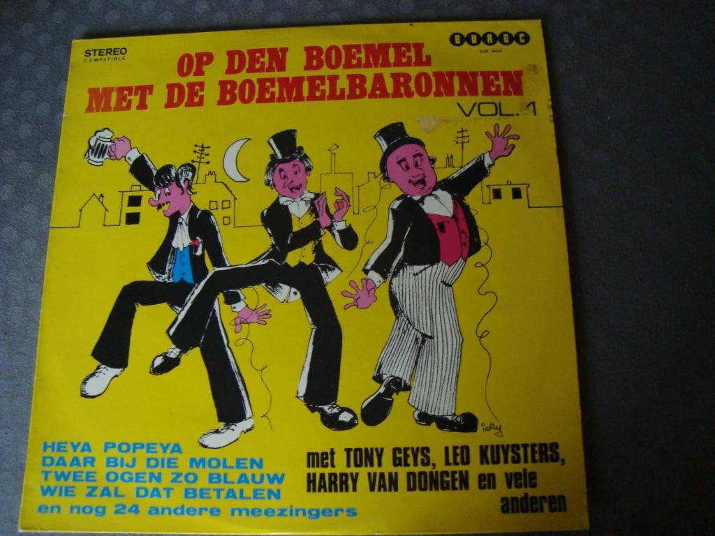 Op den bommel met de boemelbaronnen vol 1, Ophalen of Verzenden, Zo goed als nieuw, 12 inch, Levenslied of Smartlap