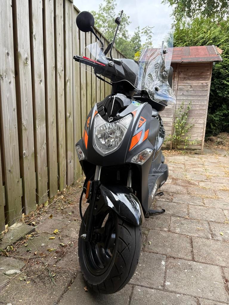 Kymco Agility 50cc Scooter - Zwart, Ophalen, Gebruikt, Maximaal 45 km/u, Agility
