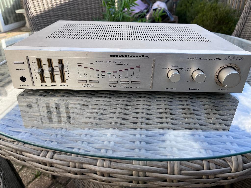 Marantz PM 350 vintageversterker, Audio, Tv en Foto, Versterkers en Receivers, Marantz, Gebruikt, Ophalen of Verzenden, Minder dan 60 watt