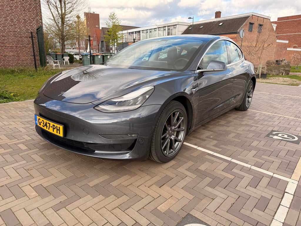 Tesla Model 3 Long Range AWD 75 kWh 2019 Grijs, Auto's, Tesla, Particulier, Model 3, 4x4, ABS, Achteruitrijcamera, Adaptive Cruise Control