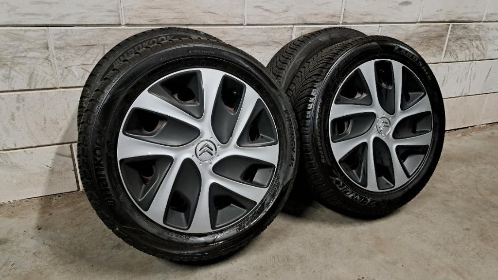 All-seasonbanden Peugeot 207 208 C3 DS3 Corsa F 195/55/16, Auto-onderdelen, Banden en Velgen, Gebruikt, 16 inch, Banden en Velgen