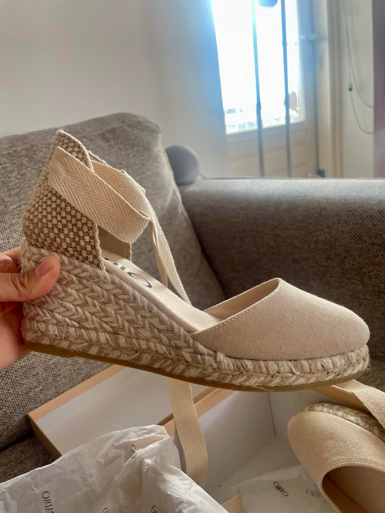 Gaimo espadrilles, Beige, Nieuw, Ophalen of Verzenden, Espadrilles of Moccasins