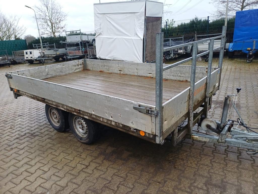 Weijers plateauwagen aanhanger, Ophalen of Verzenden, Gebruikt
