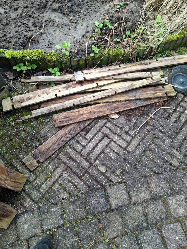 Oud hout voor vuurkorf, Ophalen, Minder dan 180 cm, Planken