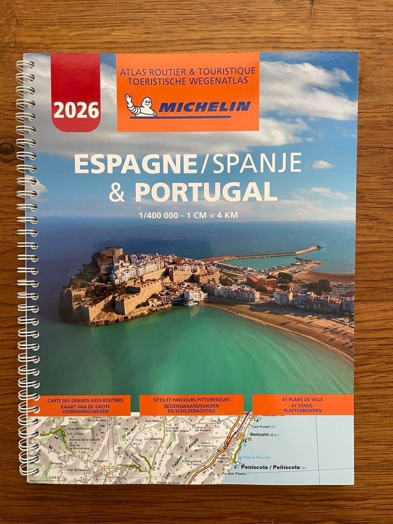 Michelin wegenatlas Spanje/Portugal 2026 NIEUW, Michelin, Europa, Nieuw, Ophalen of Verzenden