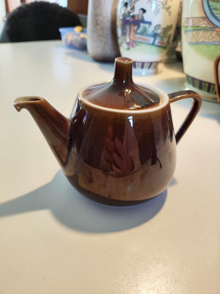 Villeroy en Boch kan bruin 11 cm hoog, Ophalen of Verzenden